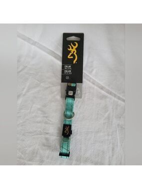 Browning Classic Webbing Collar Realtree Seaglass Small Teal, 10 to 16",…